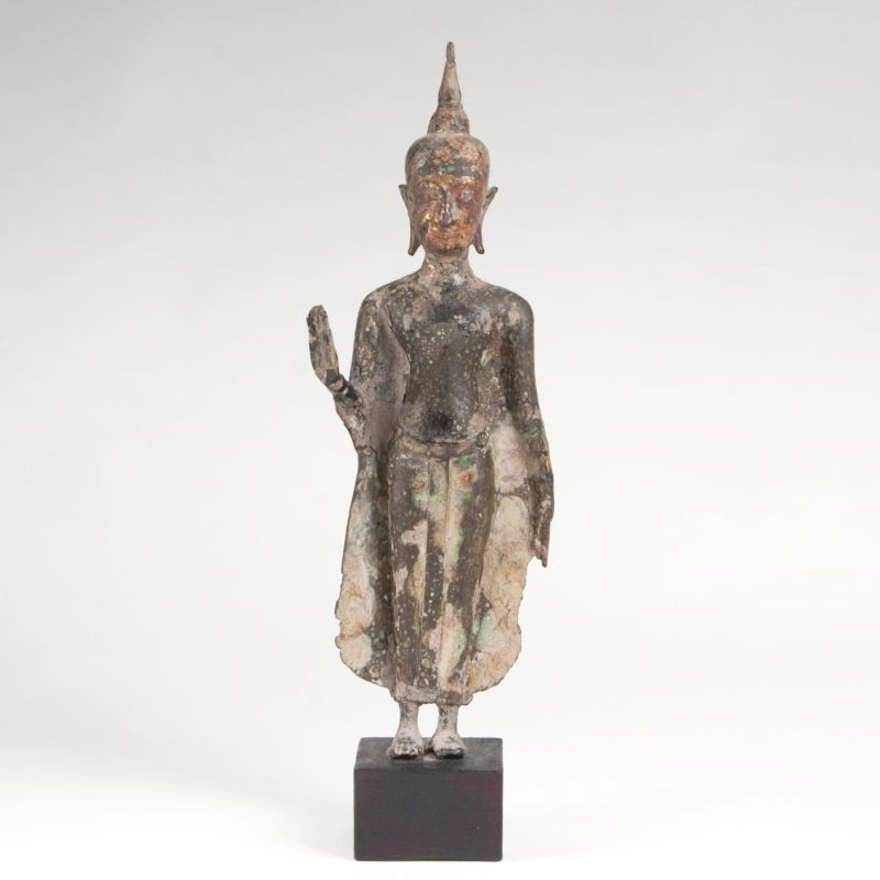 Bronze des stehenden Buddha Shakyamuni Bronze des stehenden Buddha Shakyamuni