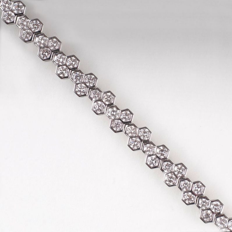 A diamond bracelet