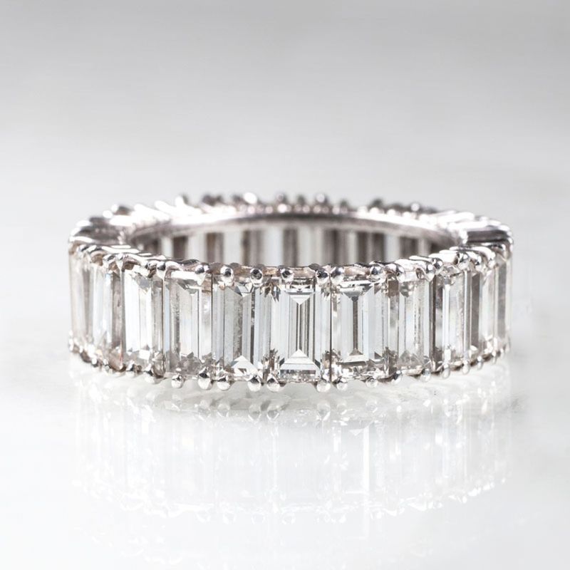 A memory diamond ring