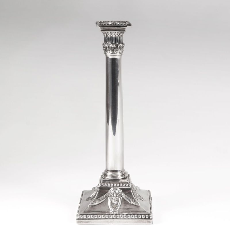 A georgian candleholder as Corinthian column