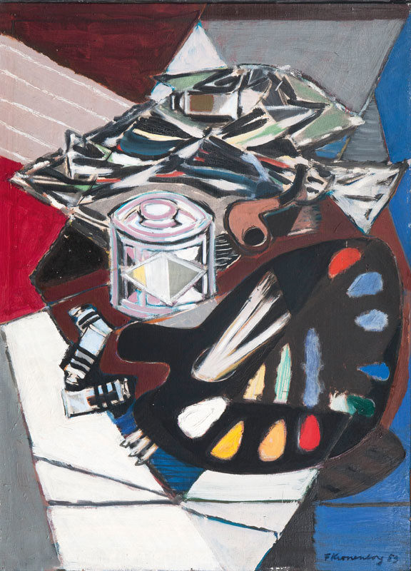 Still Life with Palette and Pipe