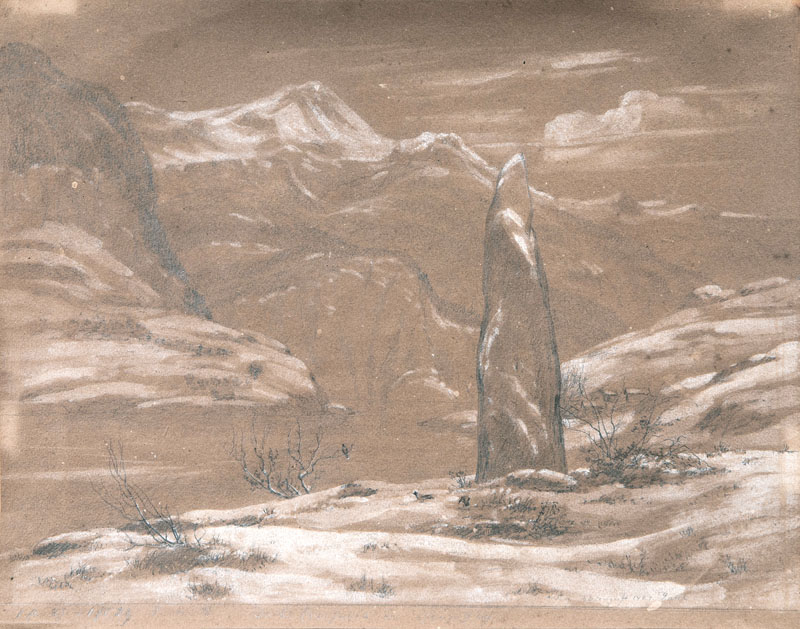 Menhir im Sognefjord
