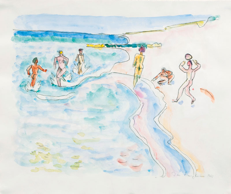 Bathers on the Beach of Sylt