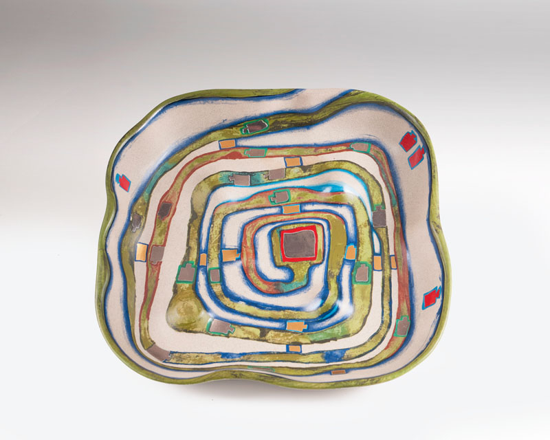A Rosenthal ceramic dish 'Spiralental'