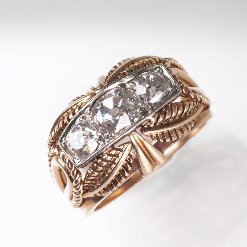 An antique diamond ring