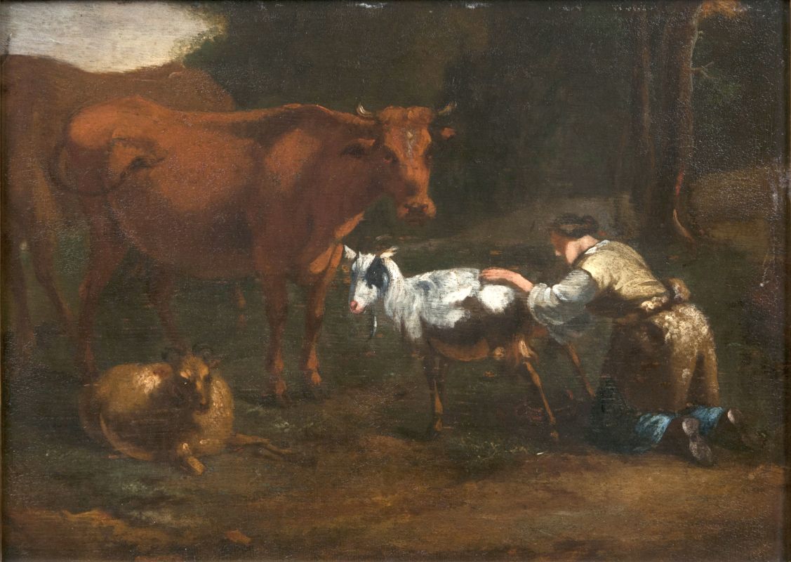 Shepherdess with her Animals