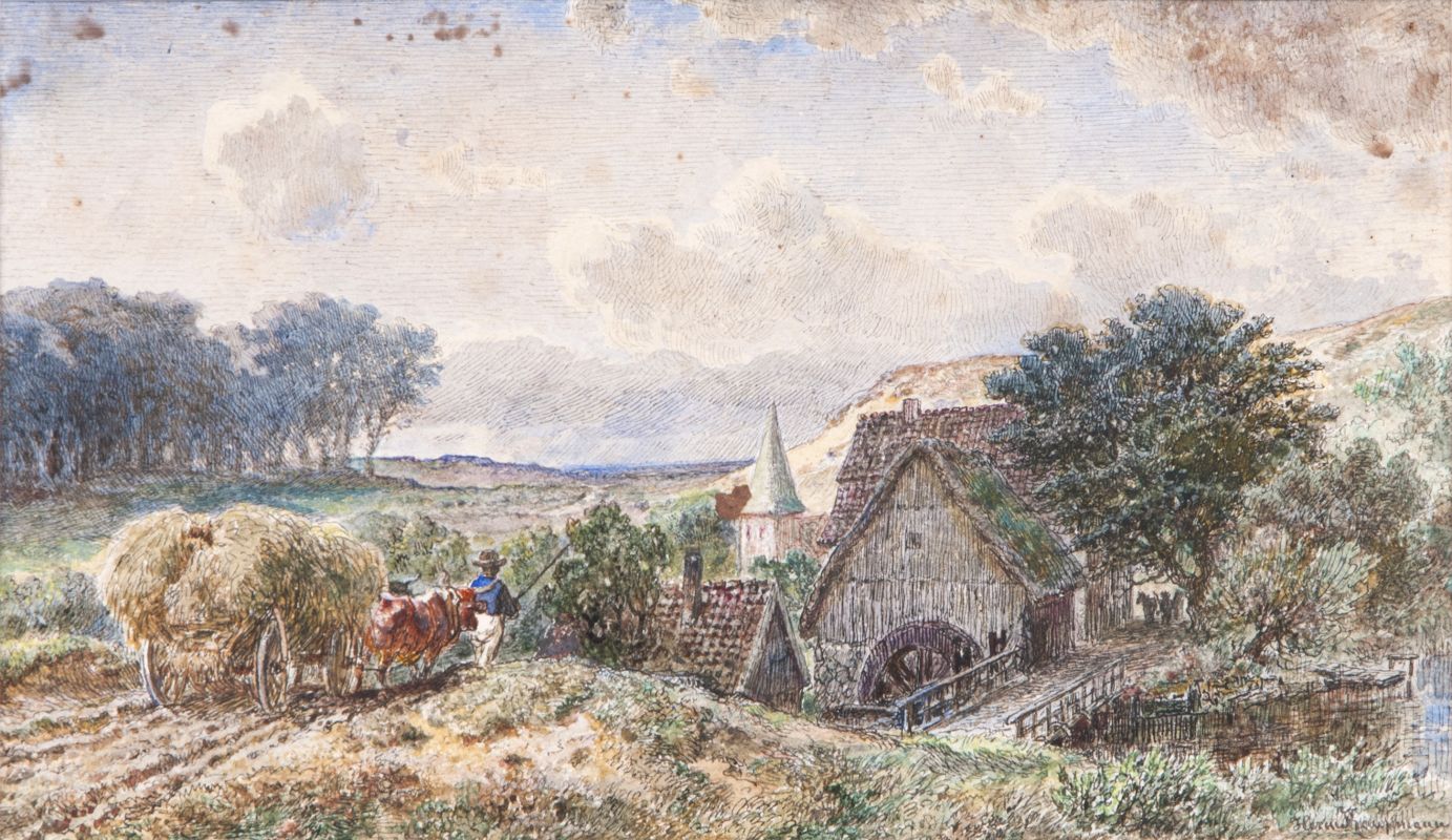 Hermann Kauffmann - By the Water Mill By the Water Mill