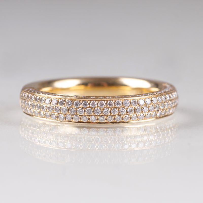 A diamond ring by Jeweller Gerstner
