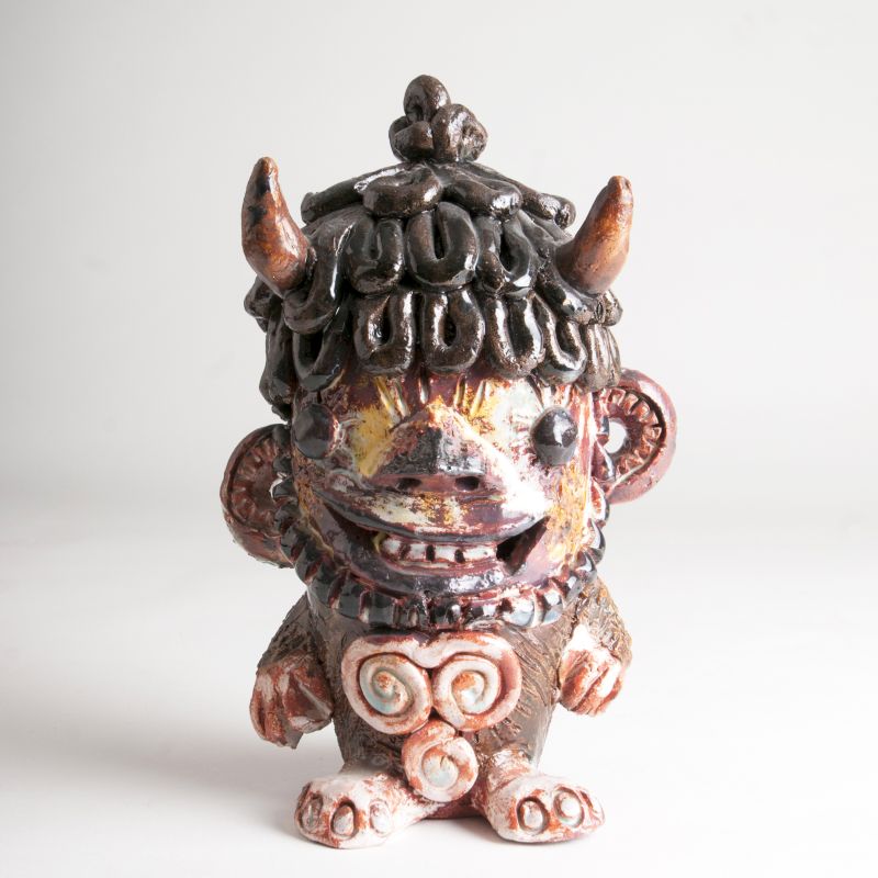 A ceramic sculpture 'Devil'