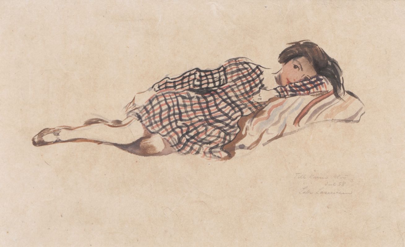 Lotte Laserstein - Lying Girl Lying Girl