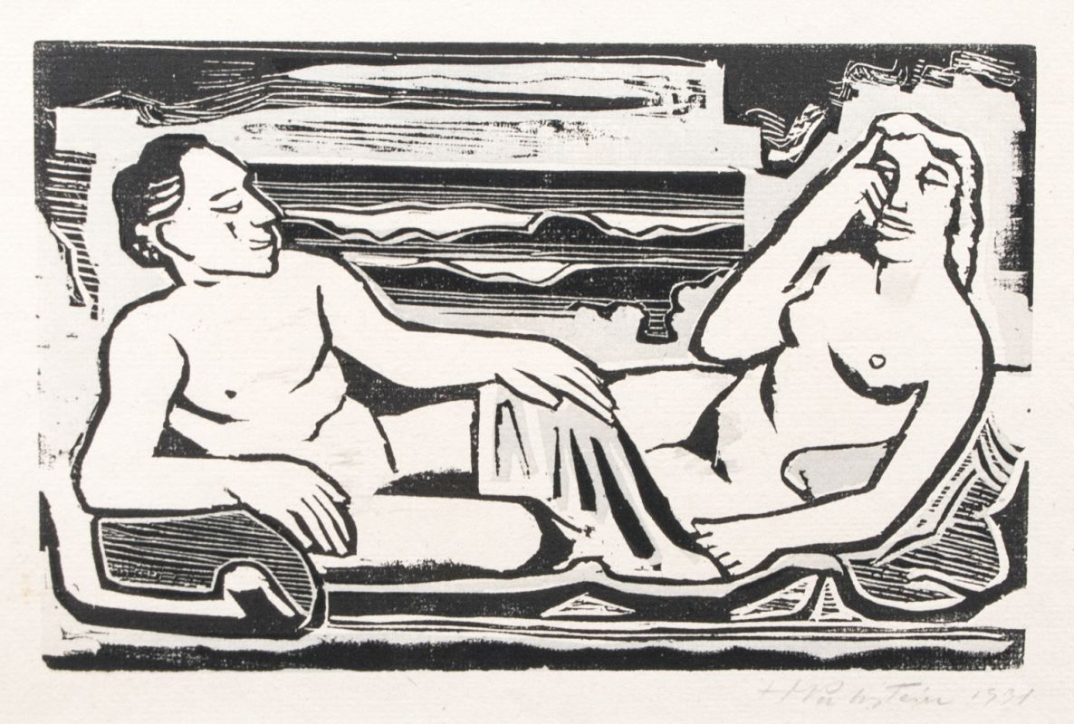 Hermann Max Pechstein - Auf dem Lager Auf dem Lager
