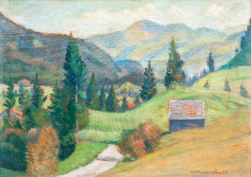 Otto Modersohn - Landschaft bei Prien Landschaft bei Prien