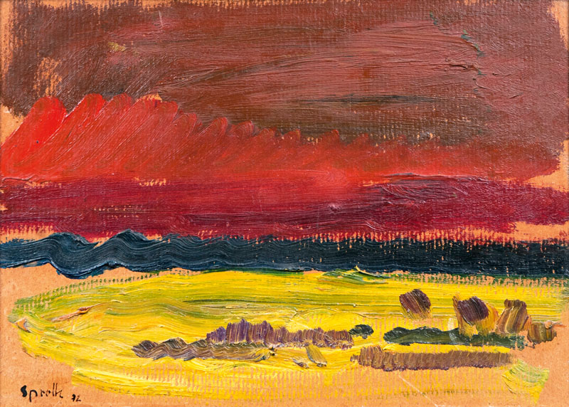 Siegward Sprotte - Roter Himmel Roter Himmel