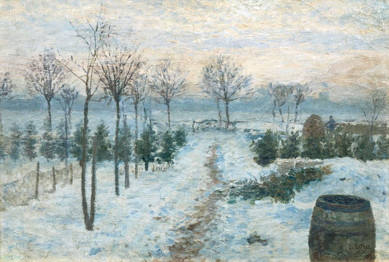 Ernst Eitner - Winter in Uhlenhorst Winter in Uhlenhorst