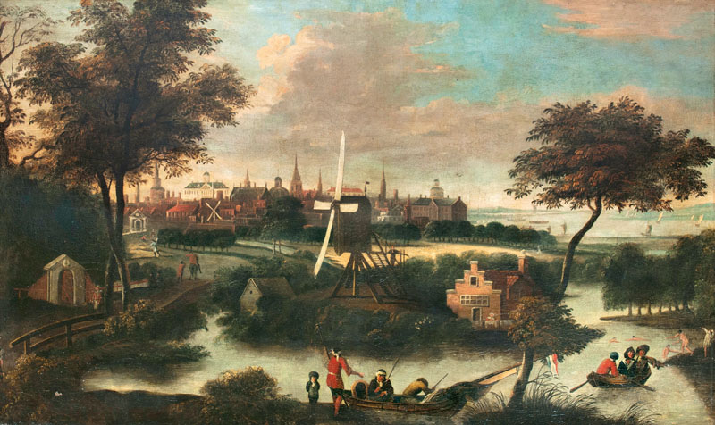 Panoramic View of Amsterdam