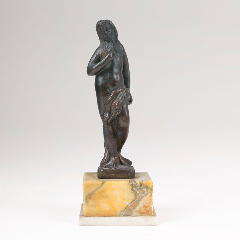 Kleine Bronze-Statuette 'Neptun' Kleine Bronze-Statuette 'Neptun'