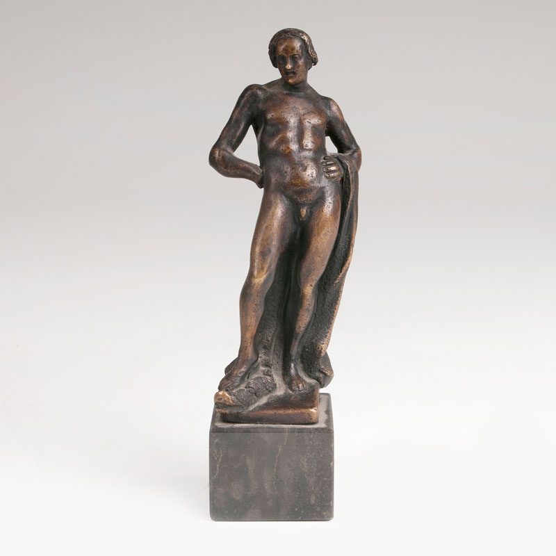 Kleine Bronze-Skulptur 'Antinous'