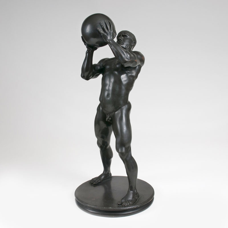 A bronze sculpture 'The Athlete'