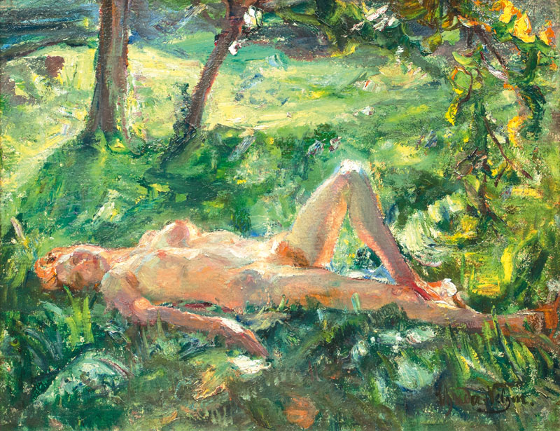 Carl Hans Schrader-Velgen - Akt im Schatten Akt im Schatten