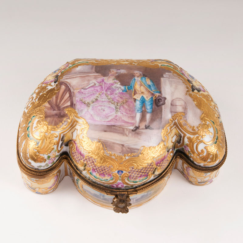 A porcelain box in Sèvres style