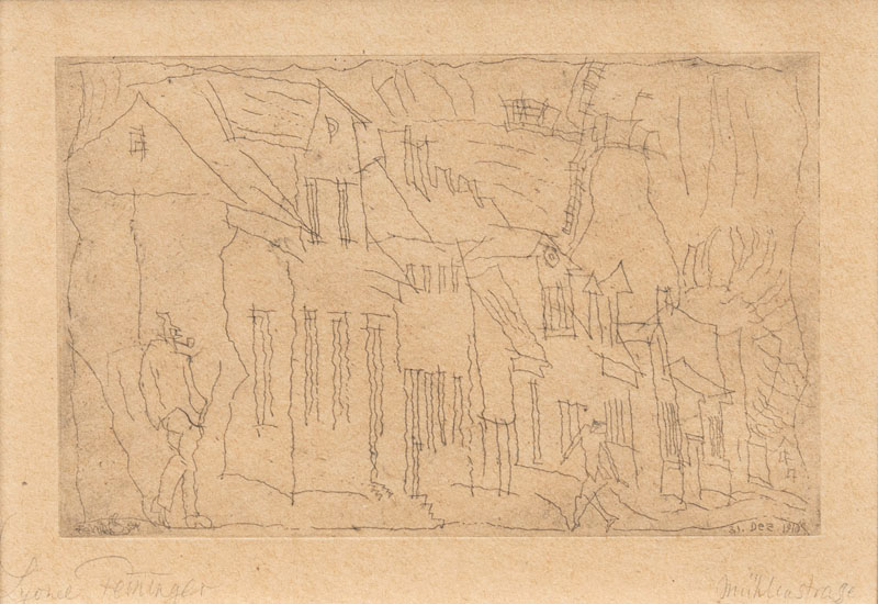 Lyonel Feininger - Mühlenstrasse Mühlenstrasse