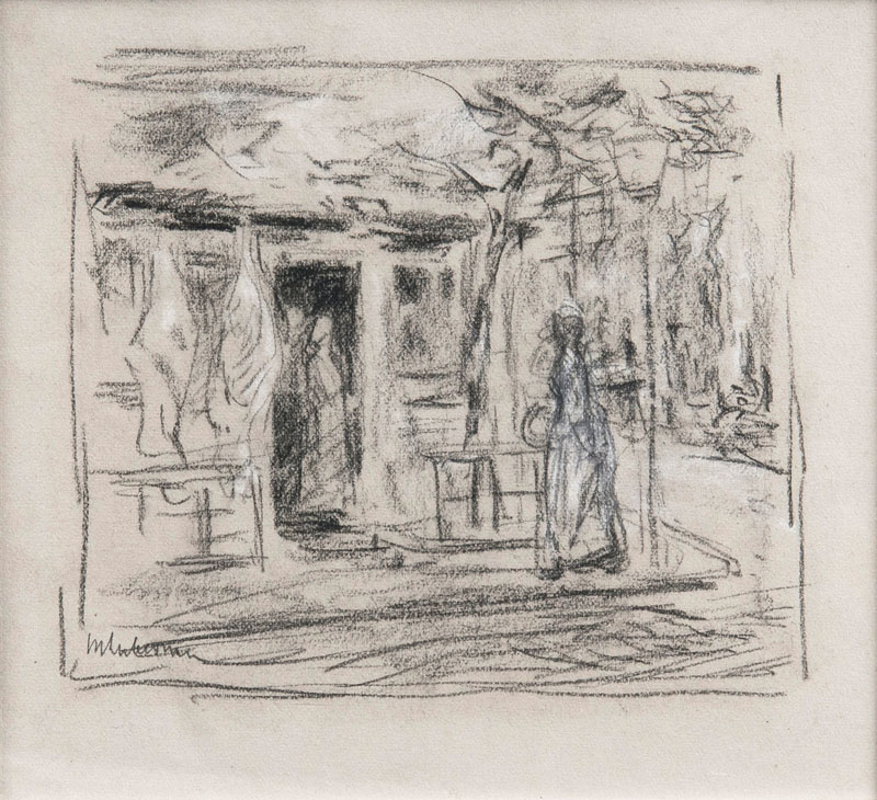 Max Liebermann - Schlachterladen, St. Georg Schlachterladen, St. Georg