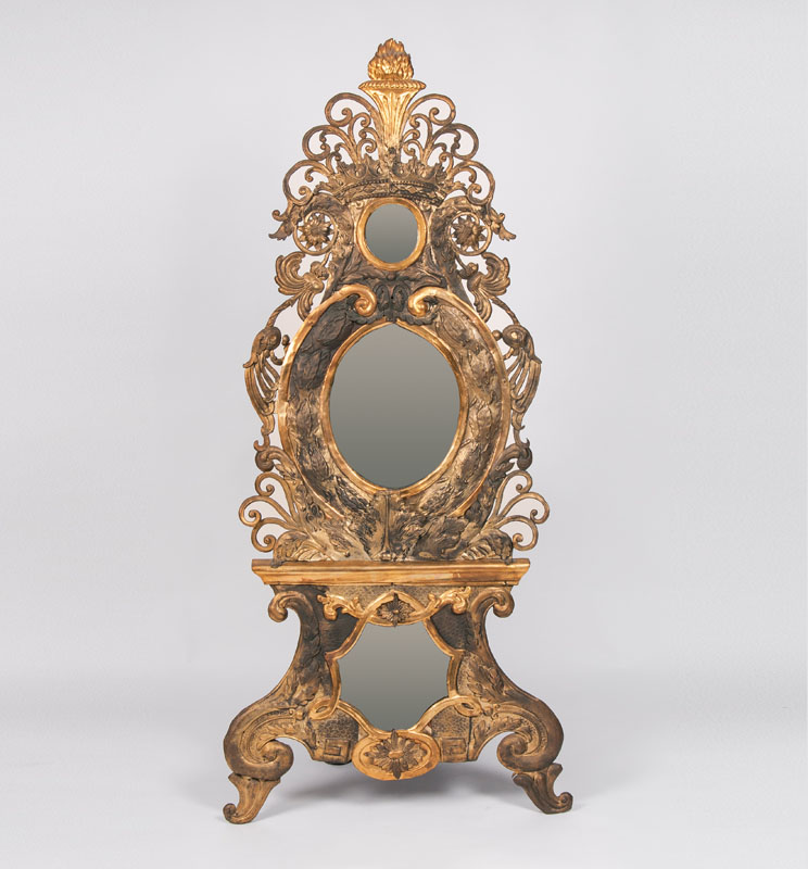 A baroque mirror