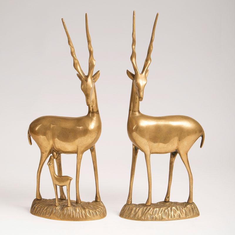 A pair of decorative Mid Century Gazelles