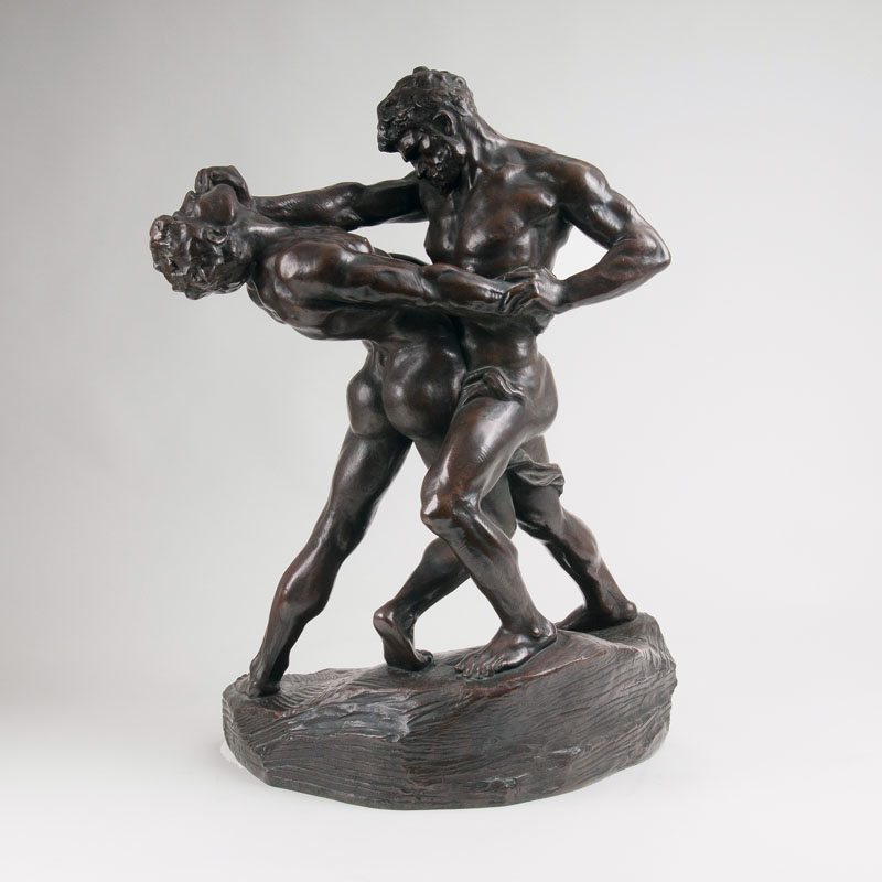 Joseph-Maria-Thomas gen. Jef Lambeaux - Bronze-Gruppe 'Die Ringer' Bronze-Gruppe 'Die Ringer'