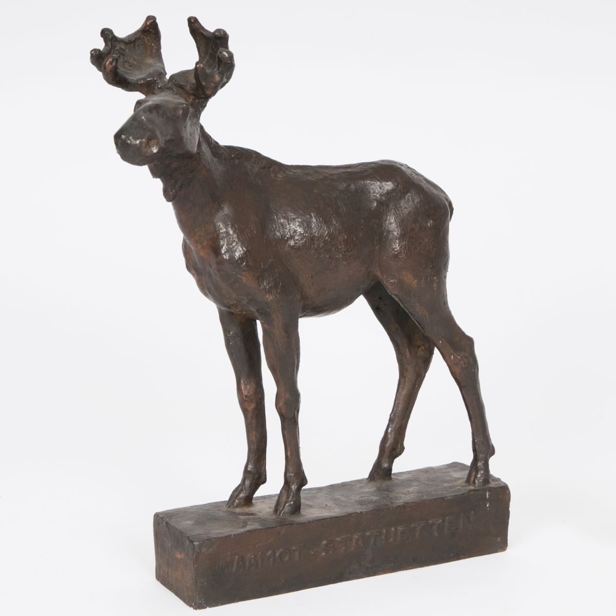 Bronze-Tierfigur 'Elch'