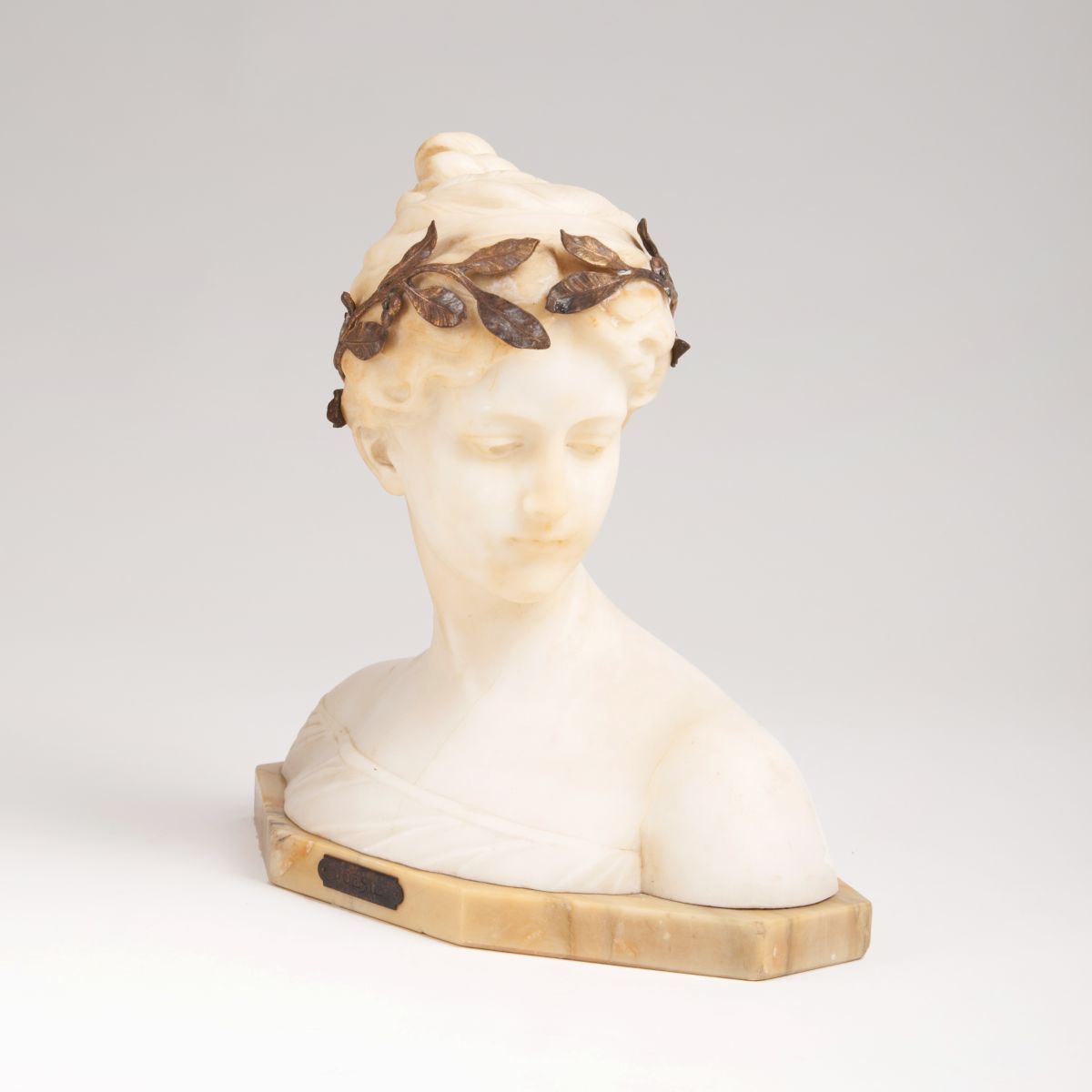 Antonio Garella - Alabaster-Büste 'Poesie' Alabaster-Büste 'Poesie'