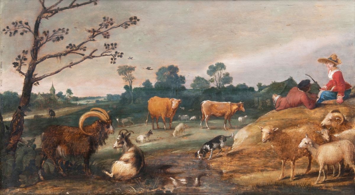 Landscape with Herdsmen and Flock