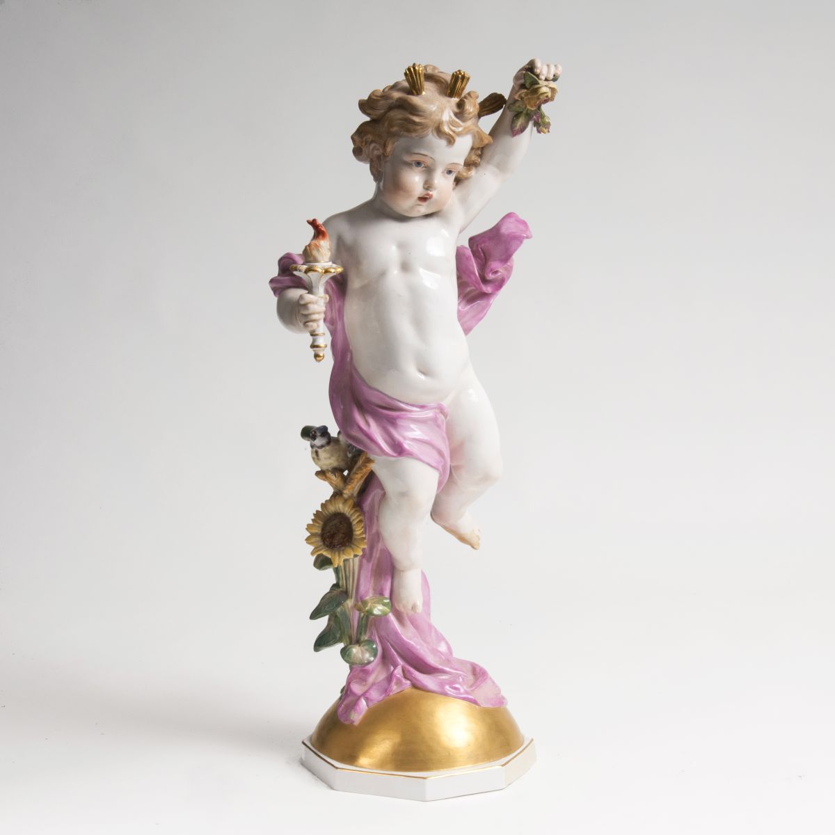 A large Porcelain Figure 'The Day'