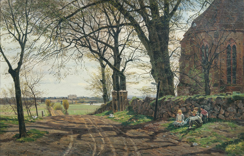 Carl Wilhelm Christian Malchin - Weg von Gressow nach Schloss Plüschow bei Wismar Weg von Gressow nach Schloss Plüschow bei Wismar