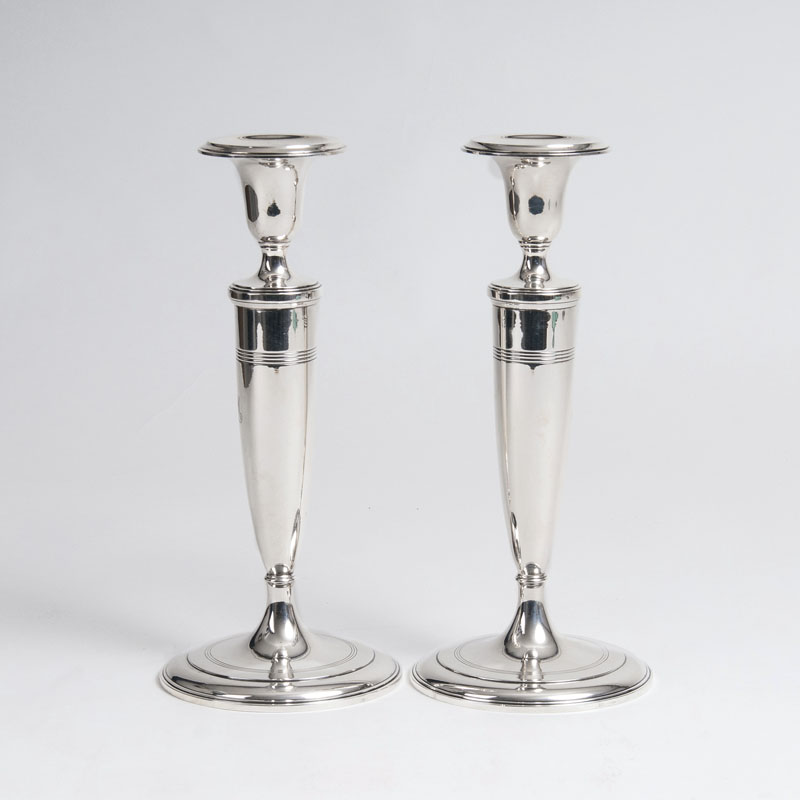 A pair of elegant chandeliers