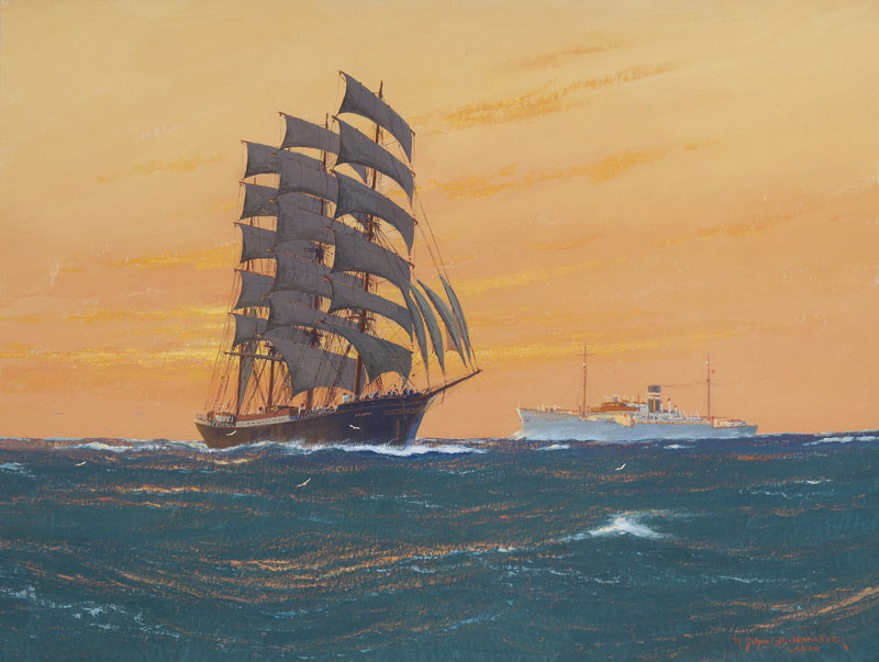 Robert Schmidt-Hamburg - Begegnung im Morgenlicht Begegnung im Morgenlicht