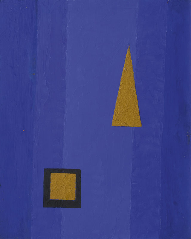 Thilo Maatsch - Yellow Forms on Blue Ground Yellow Forms on Blue Ground