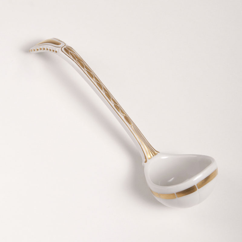 Theodor Hermann Schmuz-Baudiss - A small Art Nouveau sauce ladle from the Ceres service A small Art Nouveau sauce ladle from the Ceres service