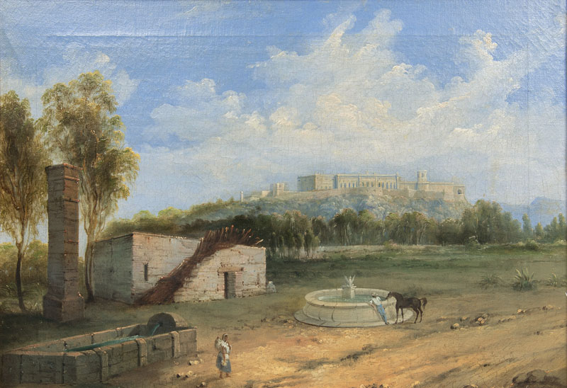 Mexican Landscape with Palace