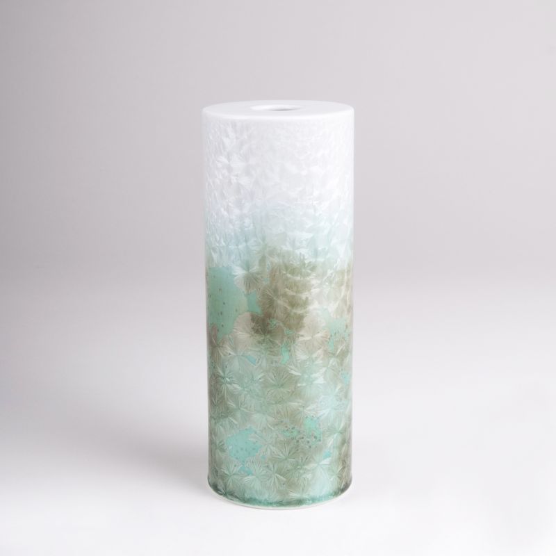 A Modern Studio Vase with Crystalline Glaze