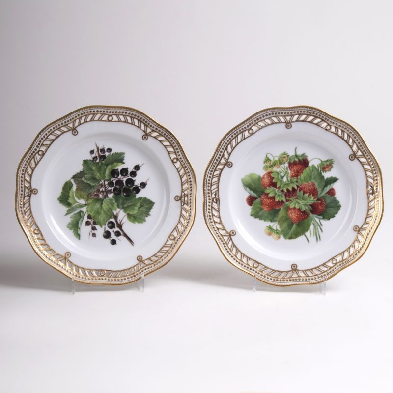 A Pair of Fruit Plates