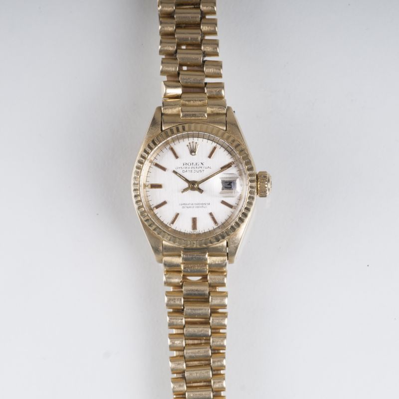 Rolex - A Vintage ladie's wristwatch 'Oyster Perpetual Datejust' A Vintage ladie's wristwatch 'Oyster Perpetual Datejust'