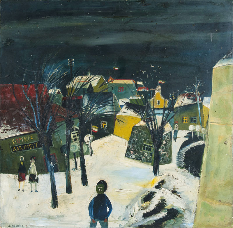 Horst Skodlerrak - Town in the Memel Territory Town in the Memel Territory