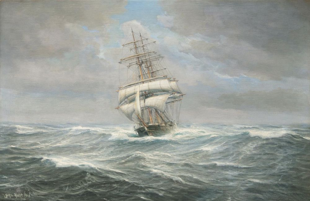 Johannes Holst - Dreimast-Vollschiff Preußen Dreimast-Vollschiff Preußen