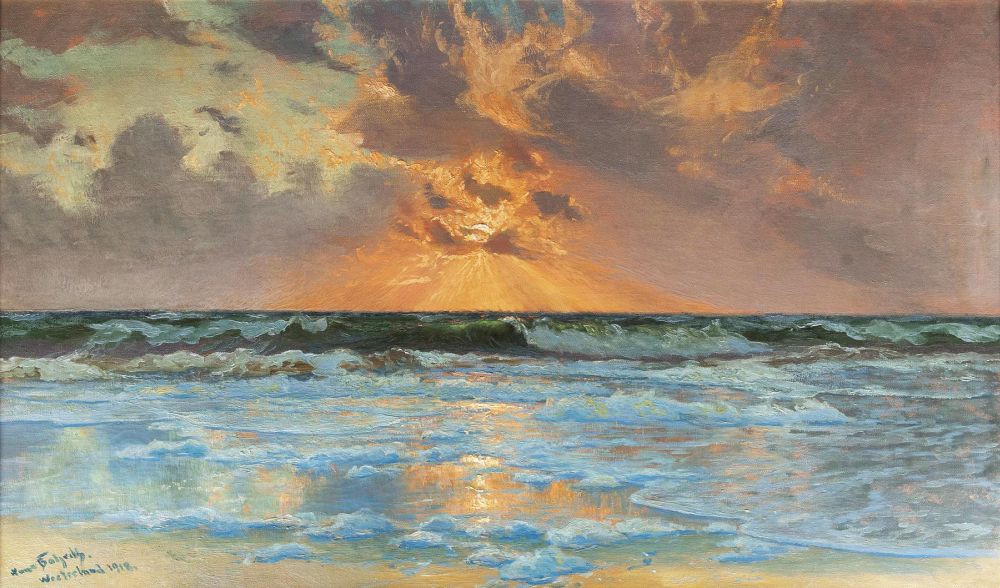 Hans Bohrdt - Am Strand von Westerland Am Strand von Westerland