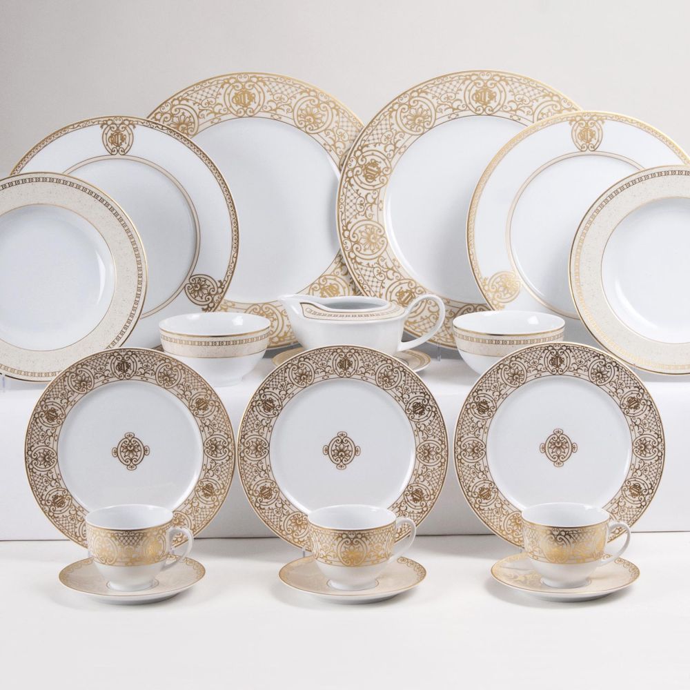 An Extensive Coffee and Dinner Service 'Poudre' and 'Grand Salon'