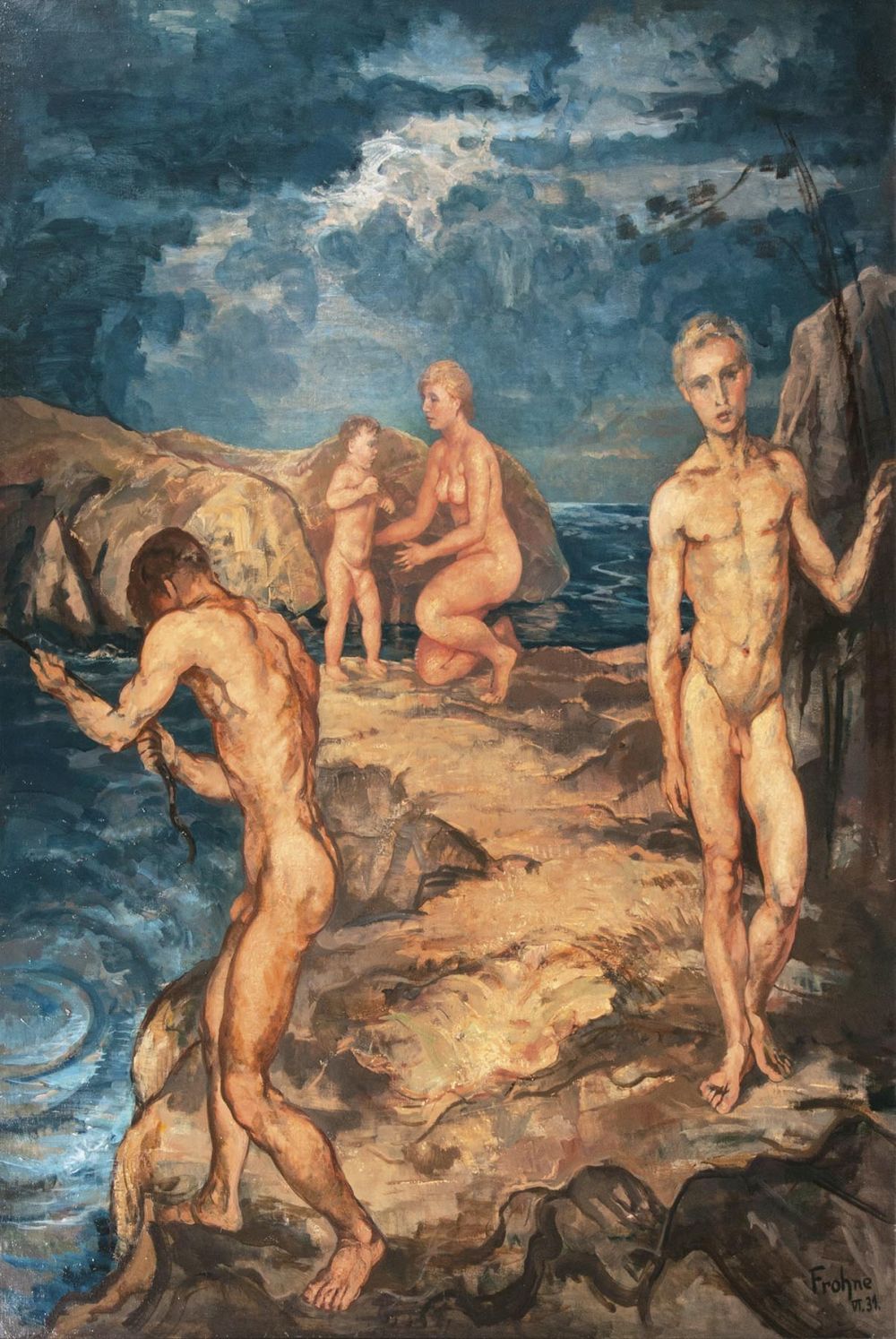 Hans Frohne - Akte an der Küste Akte an der Küste