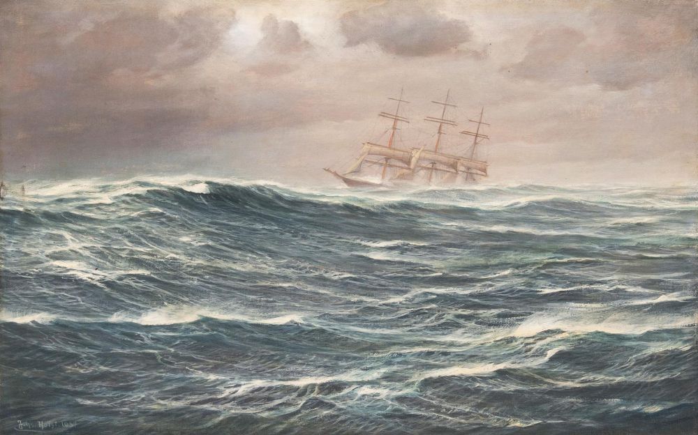 Johannes Holst - Dreimaster am Horizont Dreimaster am Horizont
