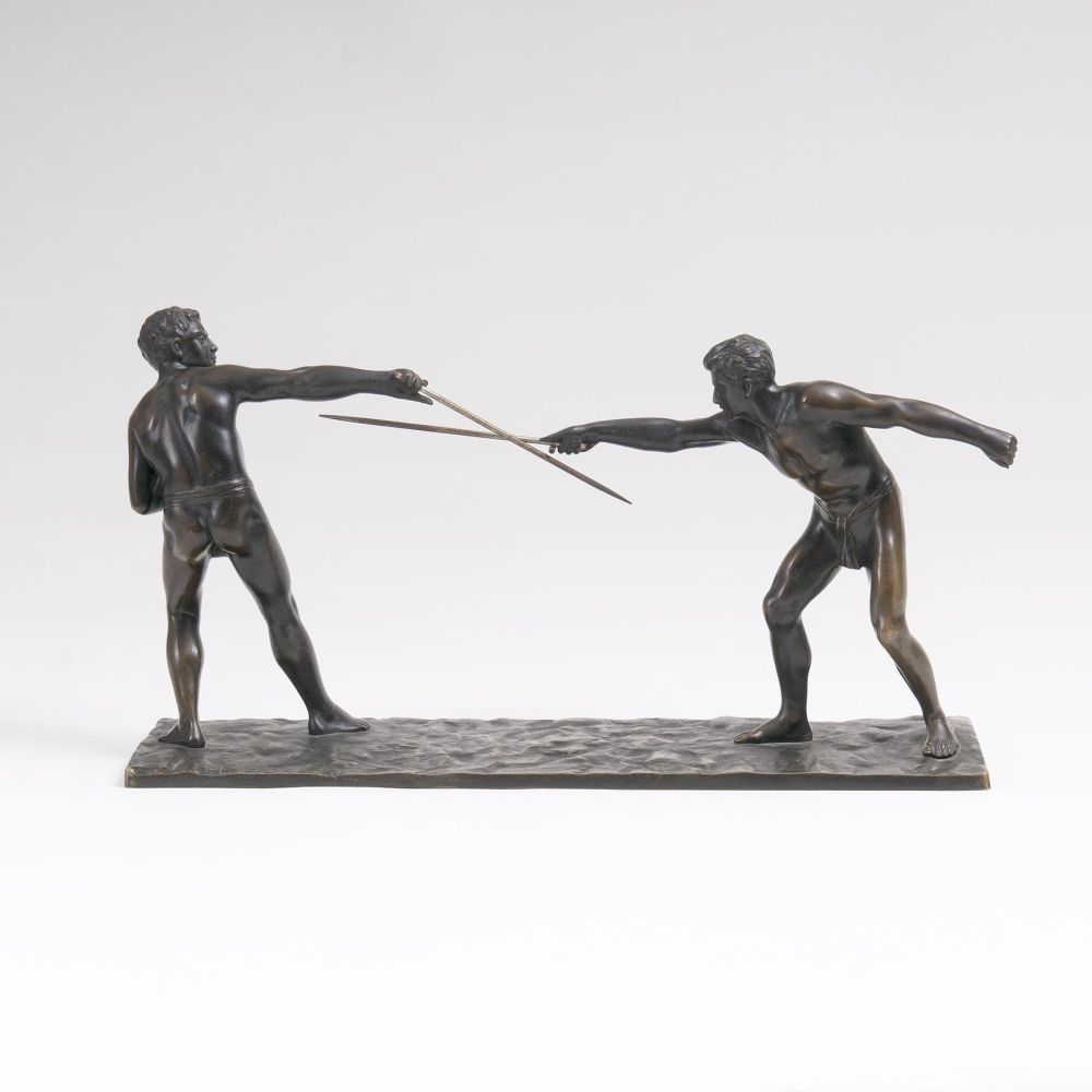 A Pair of Figures 'Two Fencers'