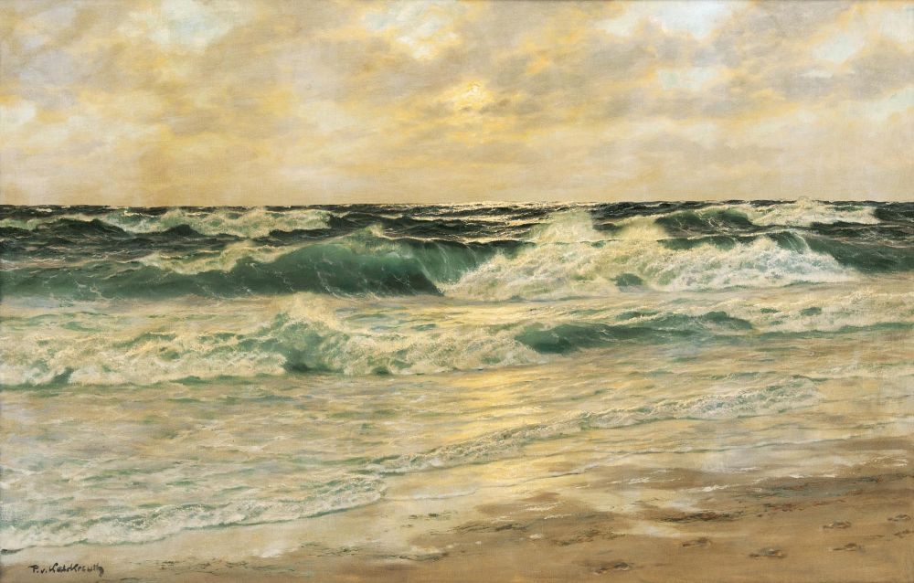 Patrick von Kalckreuth - Brandung am Strand Brandung am Strand